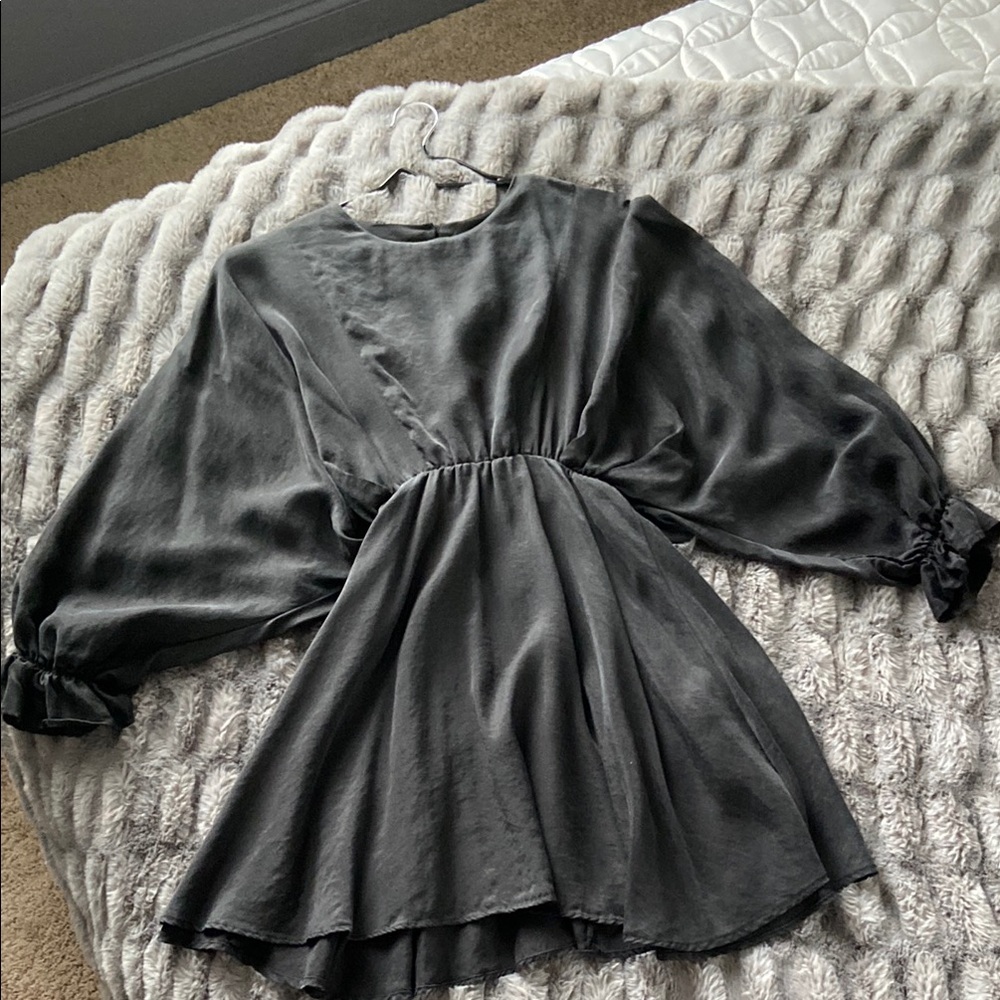 ZARA Charcoal Gray Dress